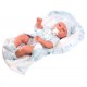 Bambola Angelo Neonato in Azzurro 42 cm - Rauber Collection 4403